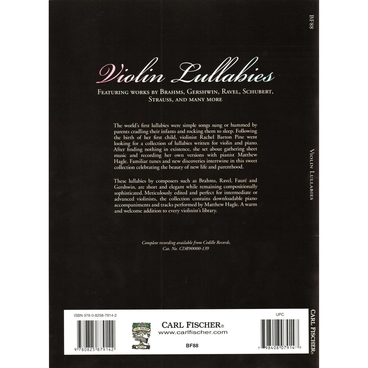 Shar Music Violin Lullabies 27 Stücke Noten Violine Klavier