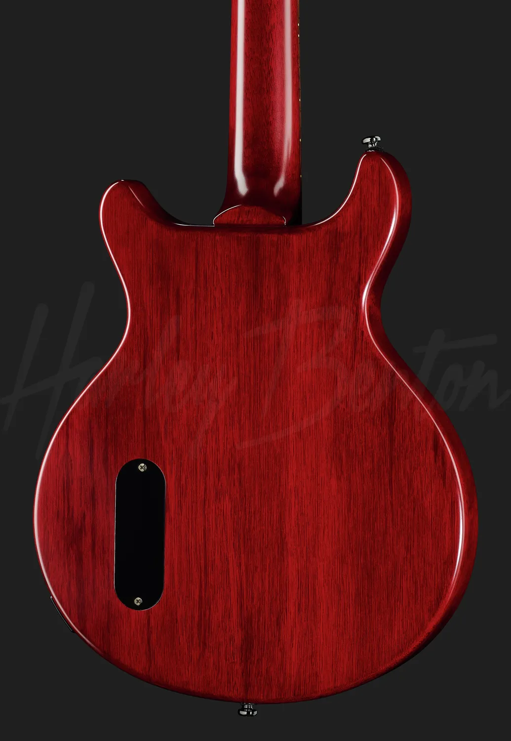 Harley Benton DC-Junior E-Gitarre Faded Cherry P90