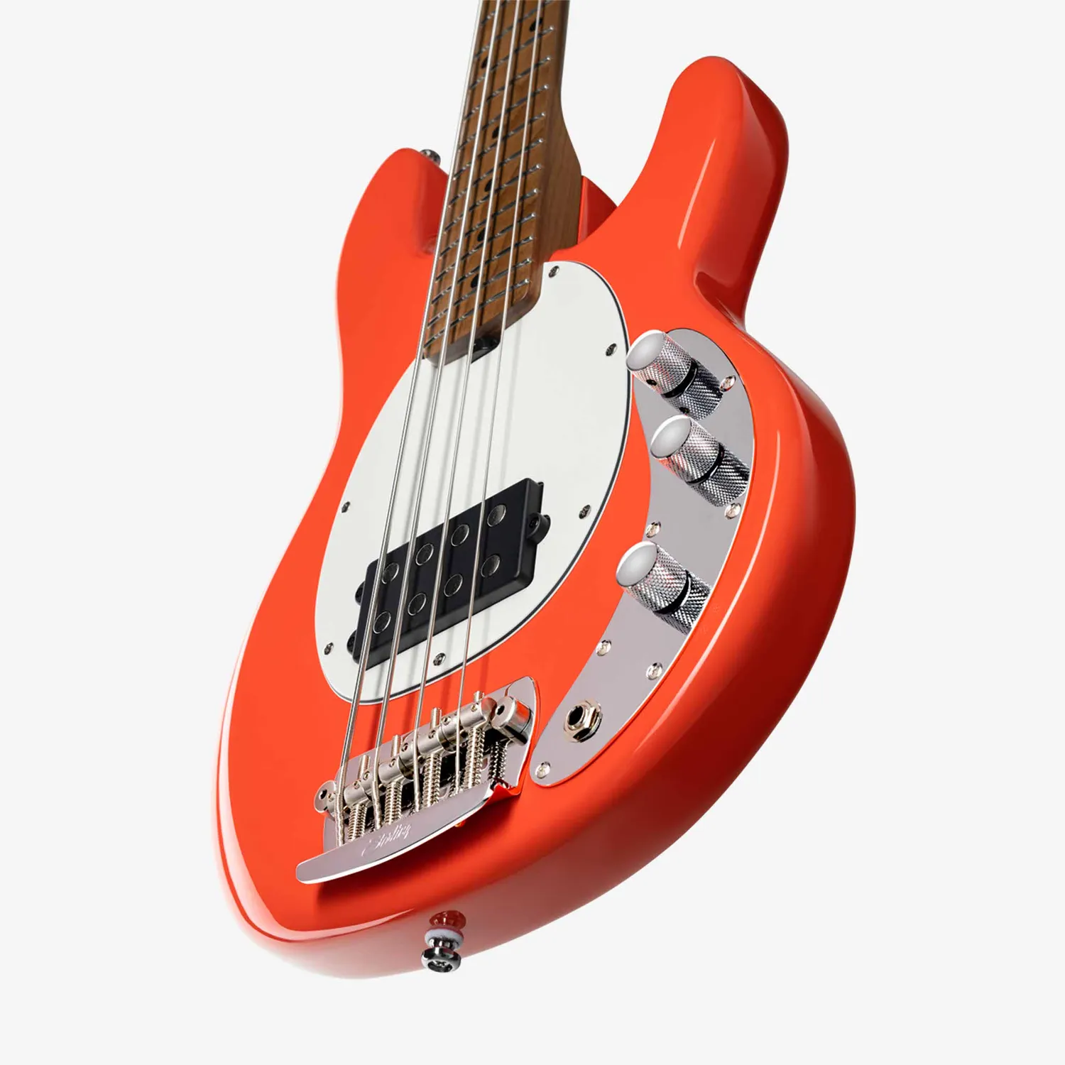 Sterling StingRay Short Scale E-Bass Fiesta Red