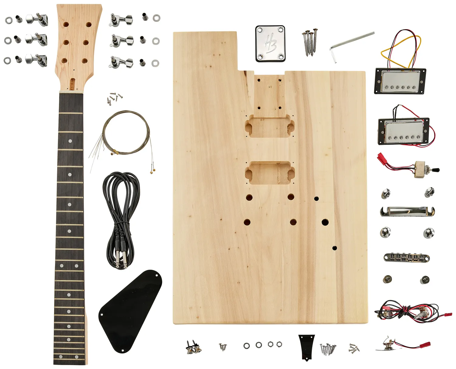 Harley Benton DIY Guitar Kit Square E-Gitarren-Bausatz