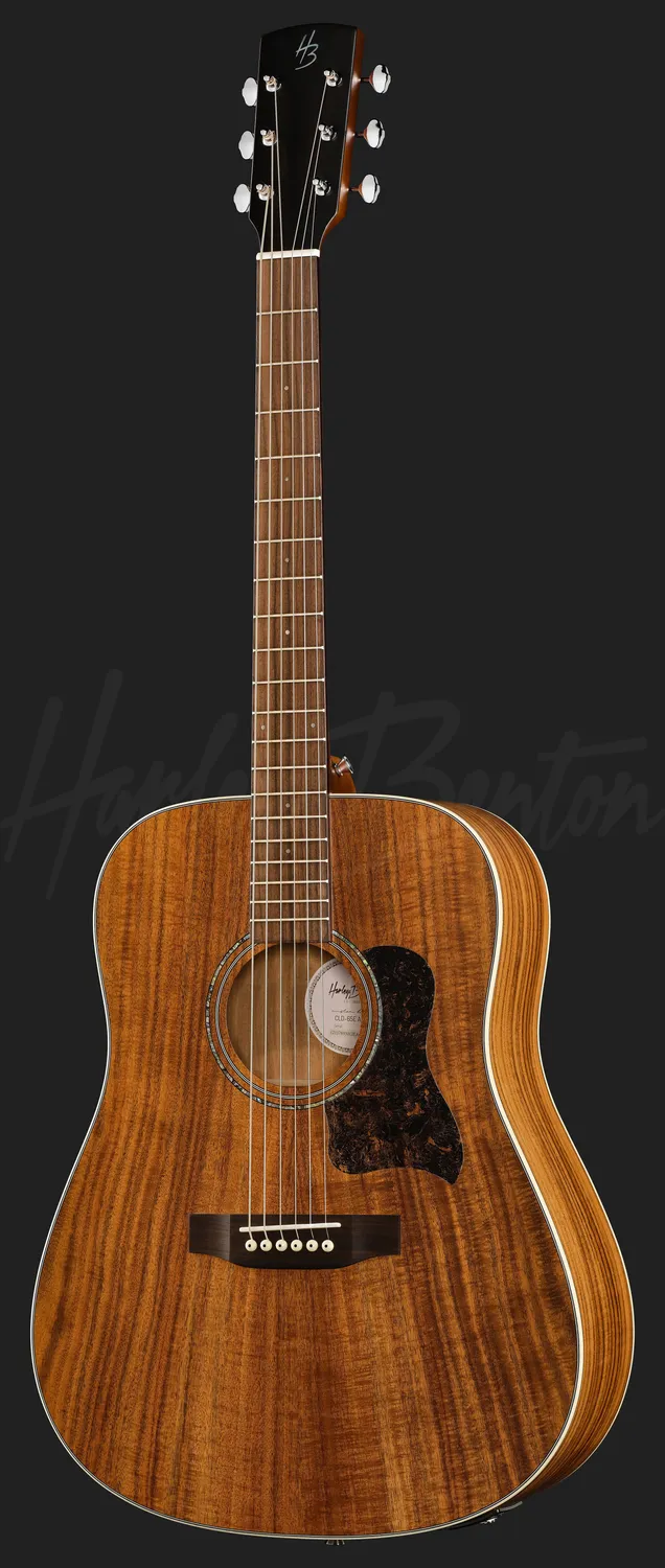 Harley Benton CLD-65AE NT Custom Line Akustikgitarre Natur Tonabnehmer