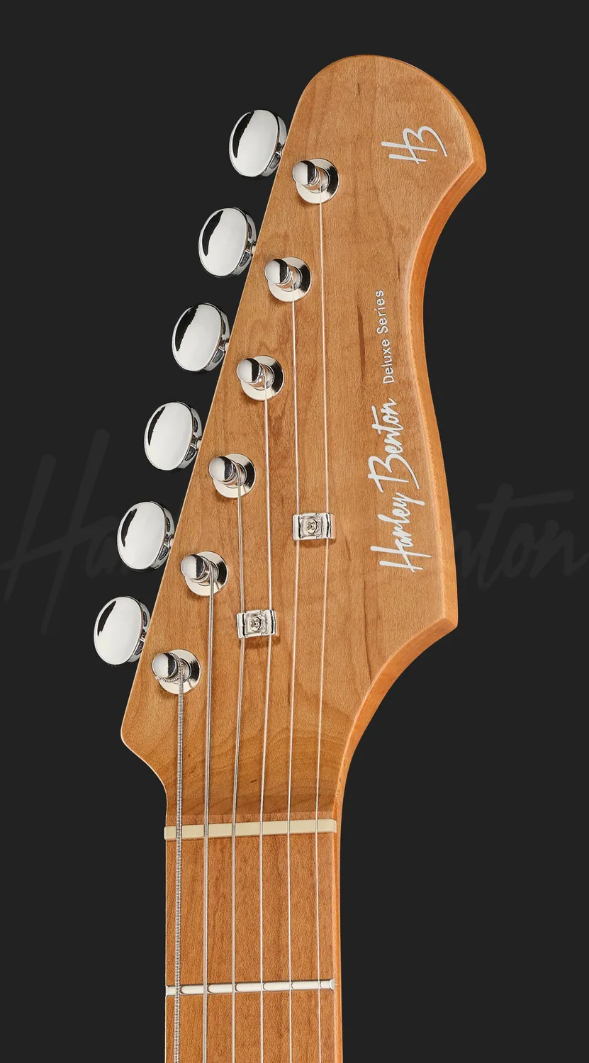 Harley Benton ST-Modern HSS MN E-Gitarre Flame Bengal Burst Split