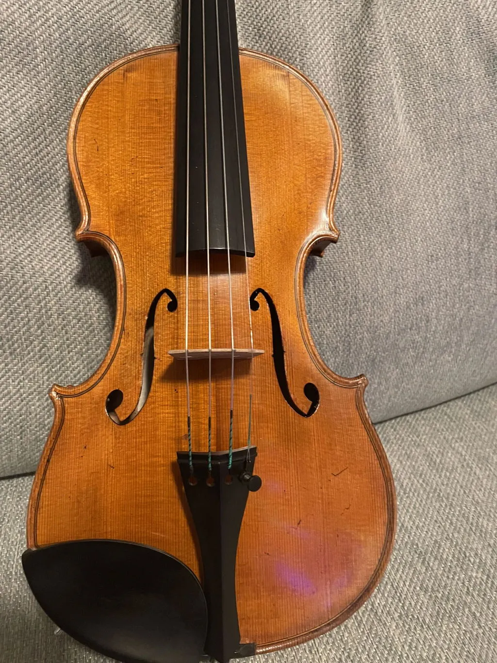 Hill Saitenhalter Violine 4/4 Ebenholz Bund