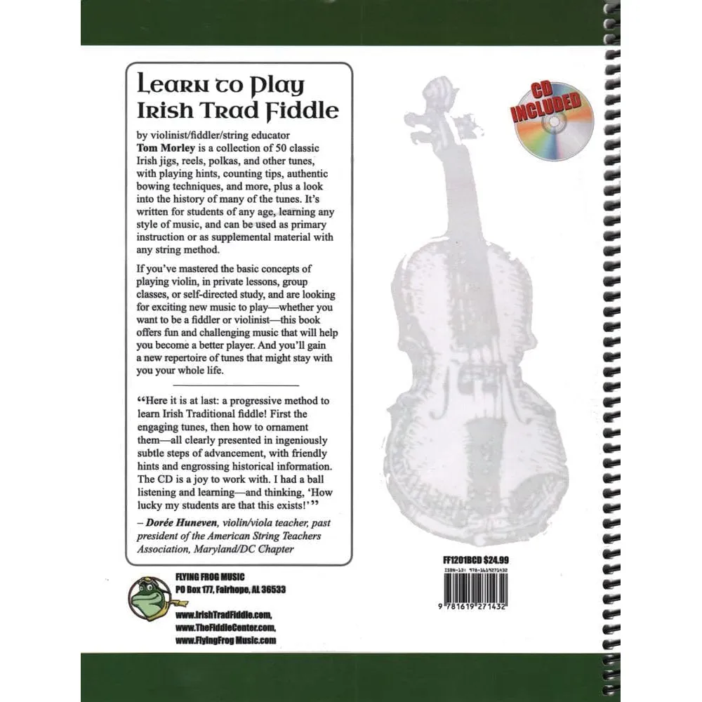 Tom Morley Learn to Play Irish Trad Fiddle Notenbuch mit CD