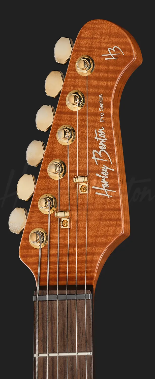 Harley Benton Fusion-IV HSS RW E-Gitarre Purple Metallic