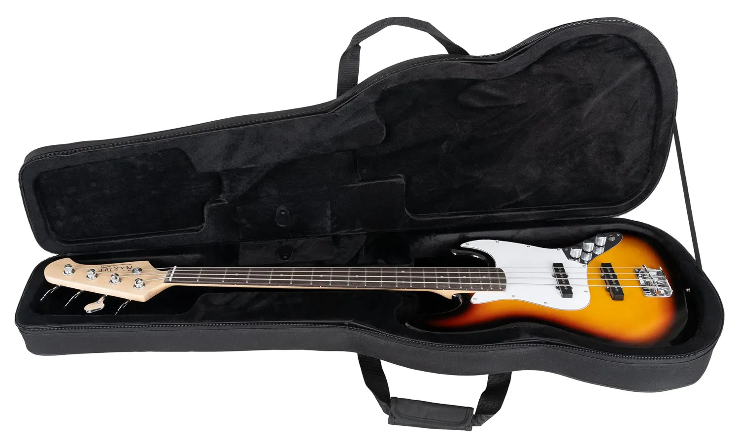 Rocktile Gitarrenleichtkoffer E-Bass Lightcase 120 cm schwarz