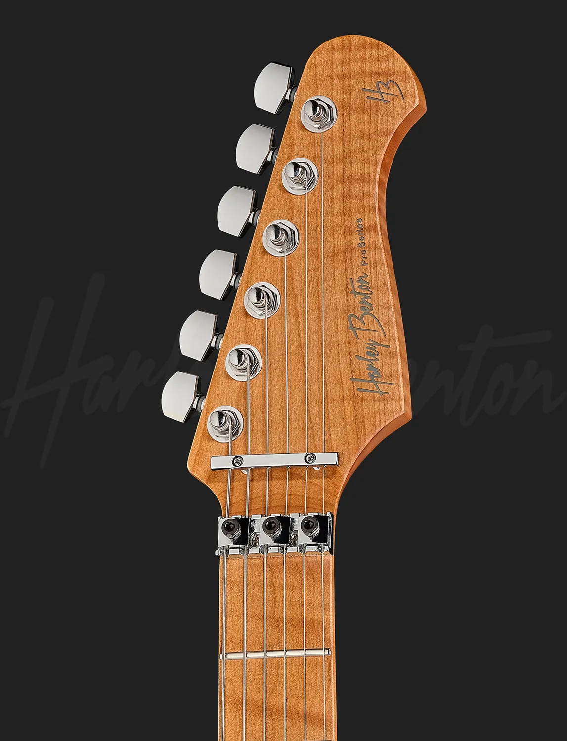 Harley Benton ST-80FR MN E-Gitarre Lime Sparkle HH