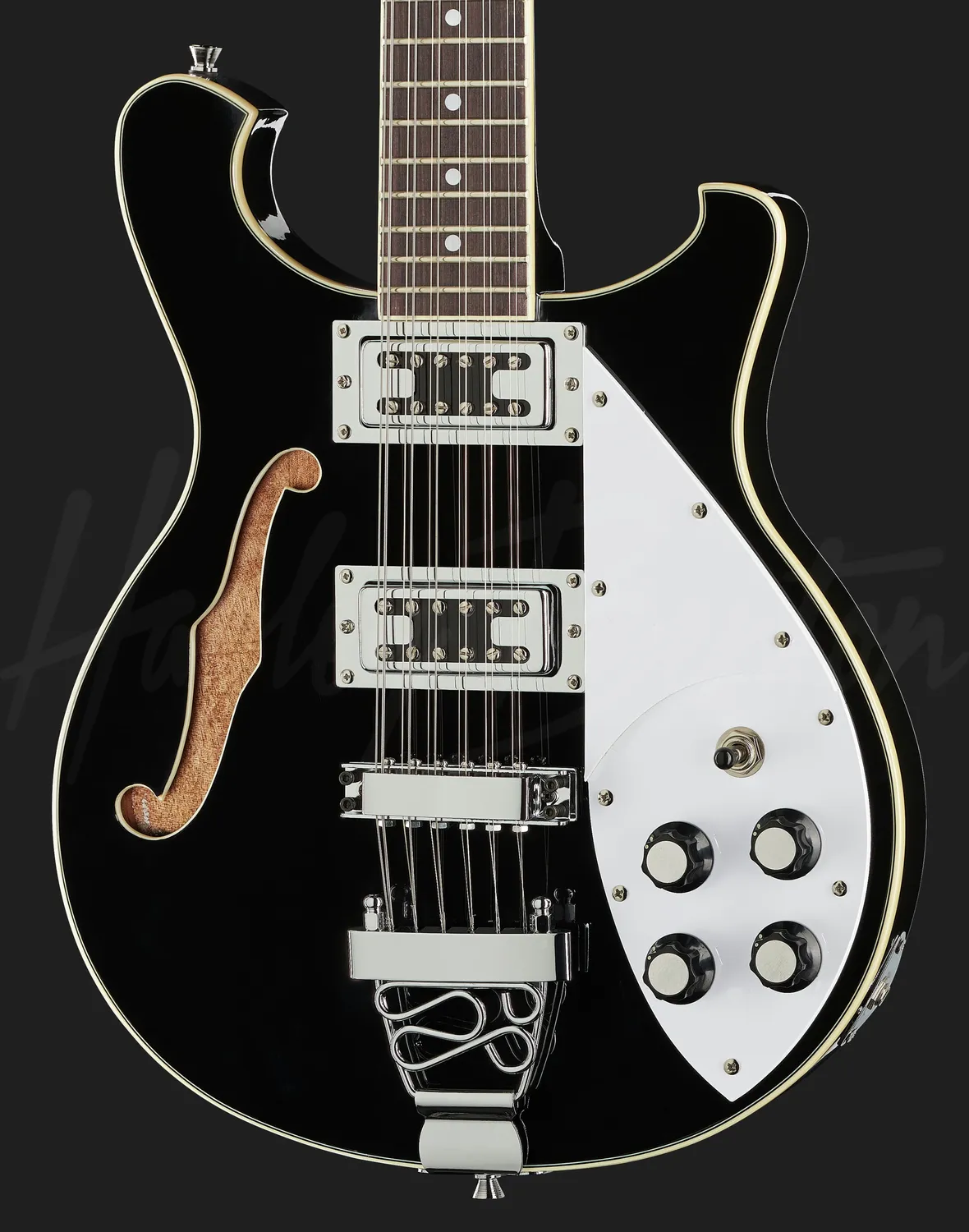 Harley Benton Tribute RB-612 BK 12-Saiter E-Gitarre Black