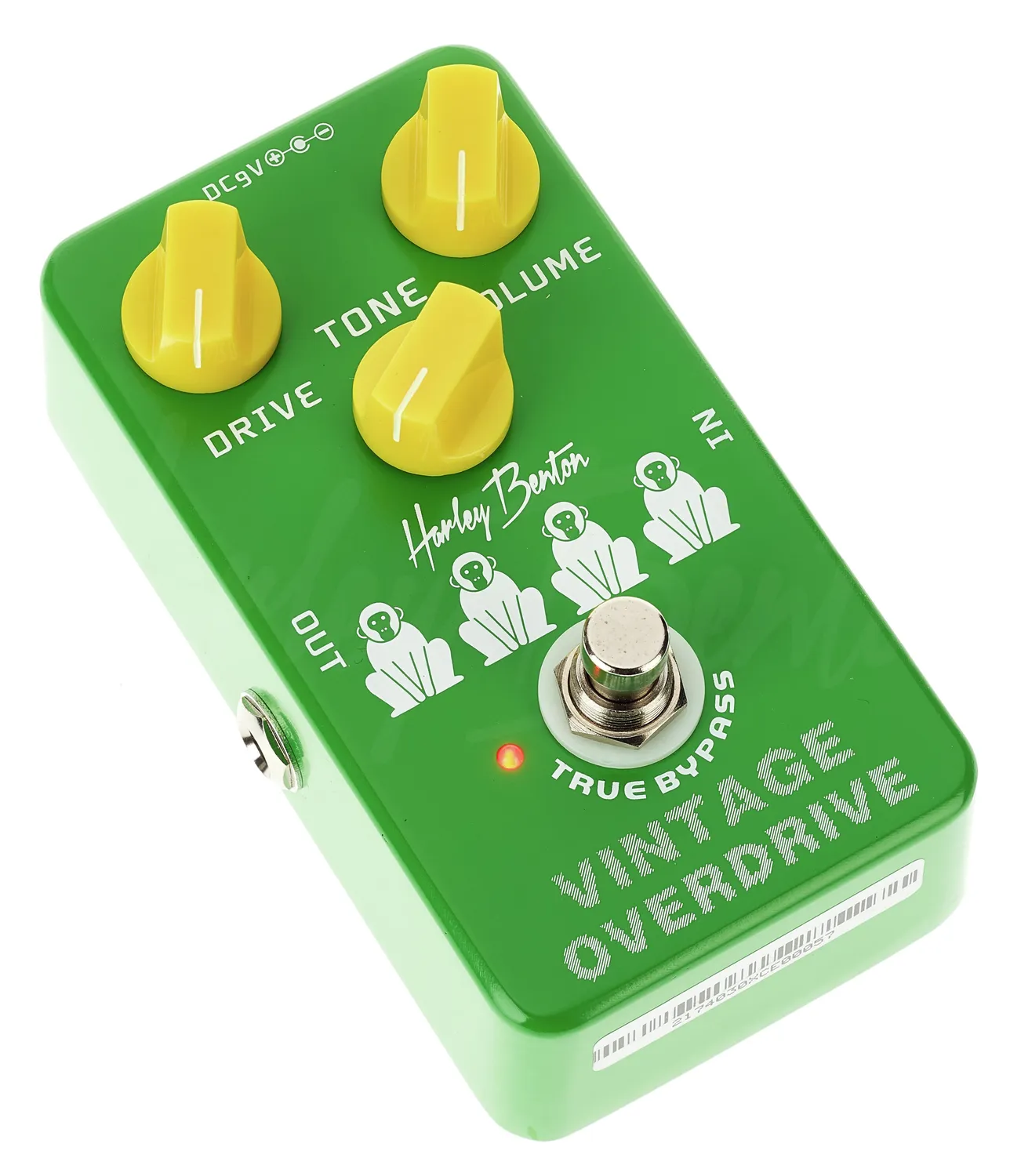 Harley Benton Vintage Overdrive Effektpedal Drive Tone