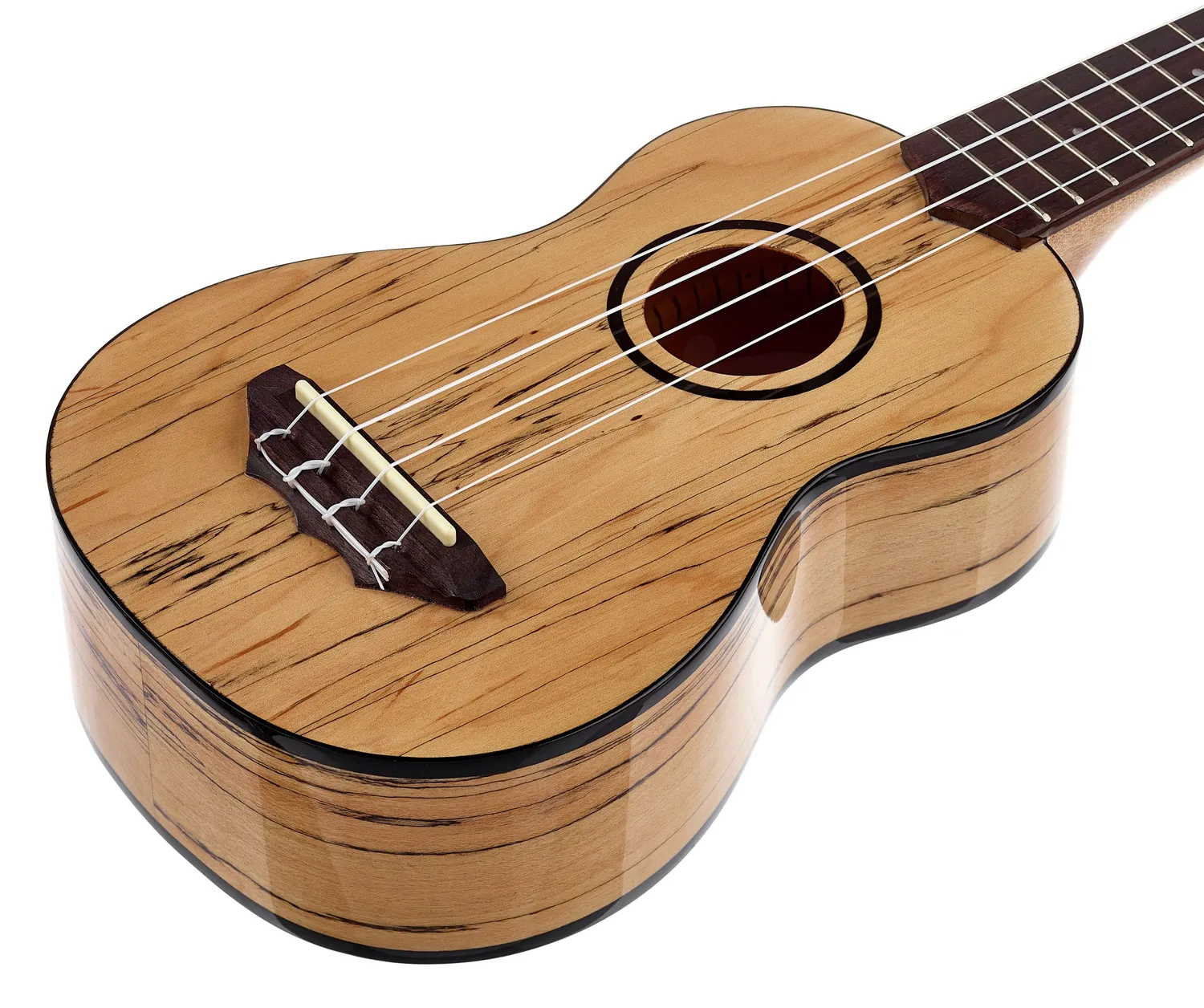 Harley Benton Kahuna CLU-30S Ukulele Spalted Maple Aquila
