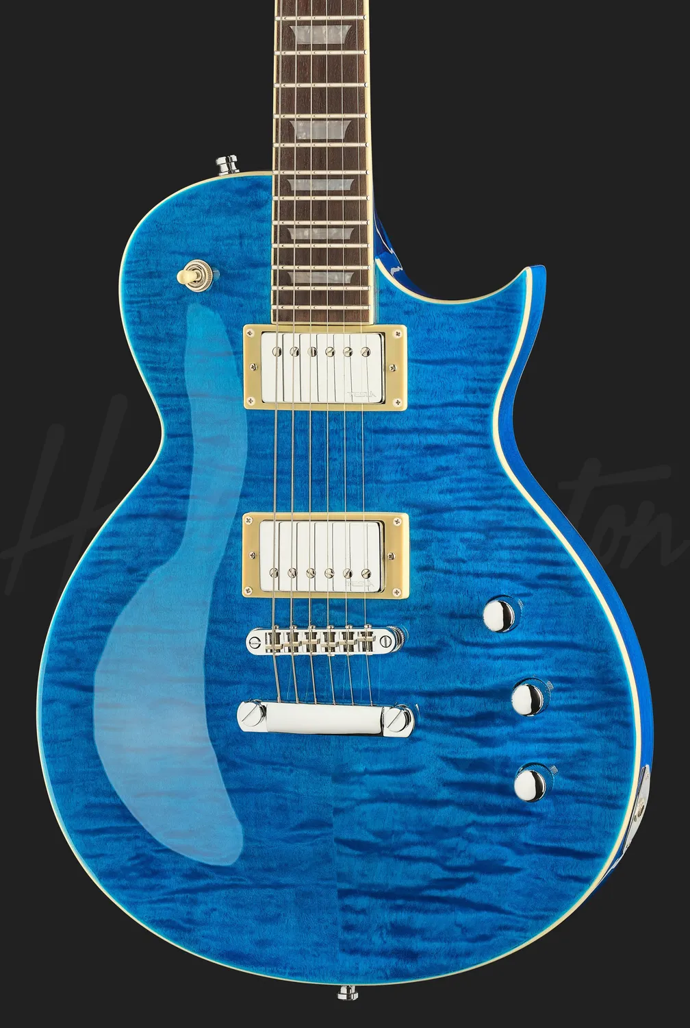 Harley Benton Vintage SC-Custom III E-Gitarre Ocean Flame