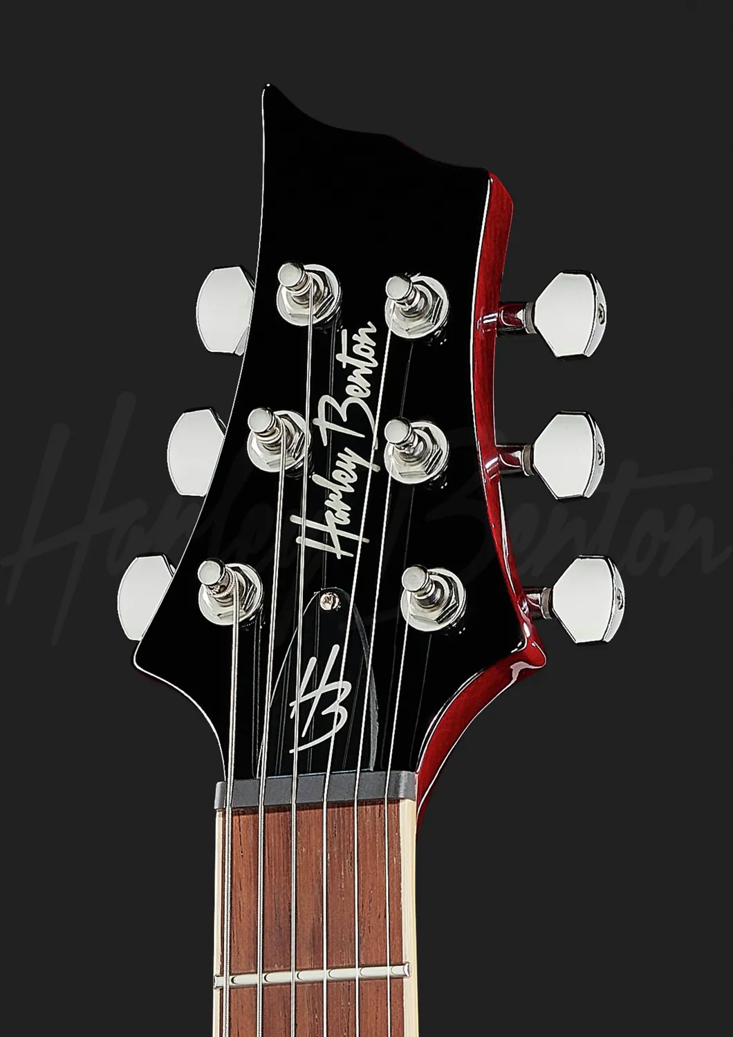 Harley Benton CST-24 Paradise Flame E-Gitarre massiv