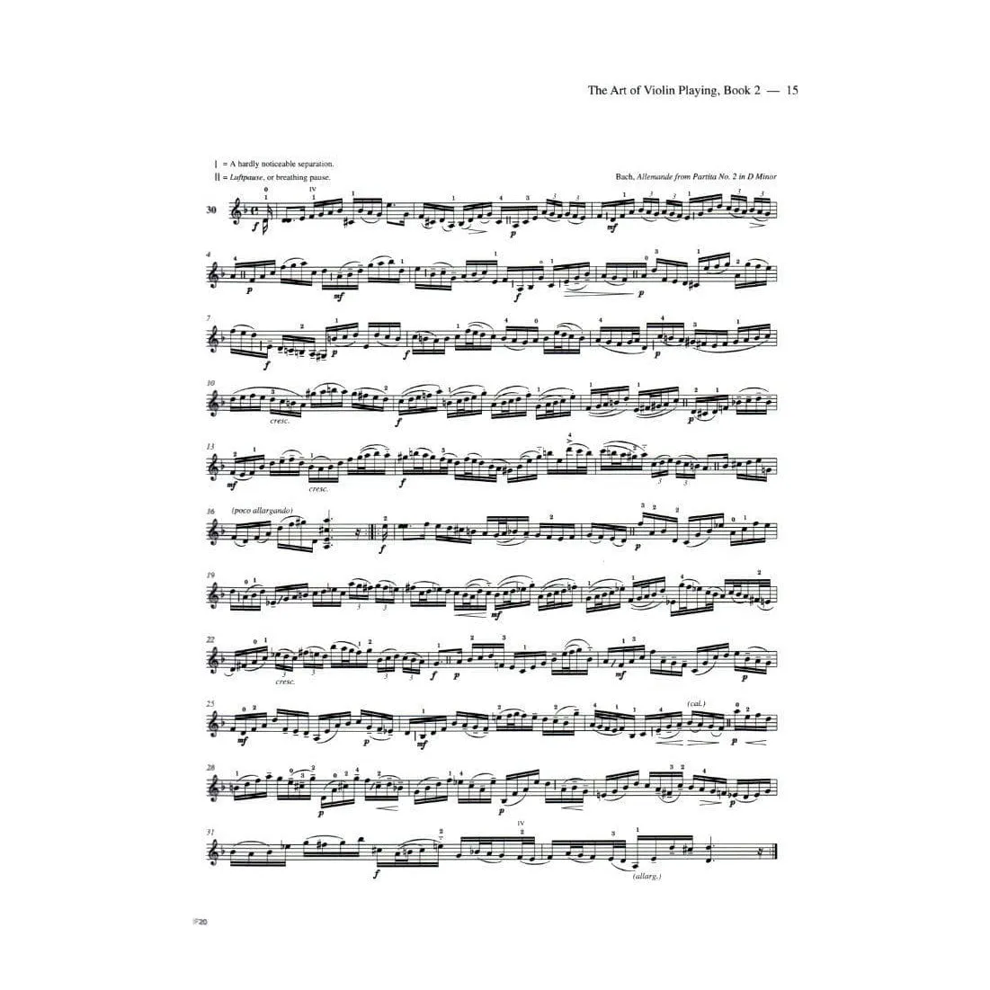 Fischer Flesch Art of Violin Playing Buch 2 Geigenbuch