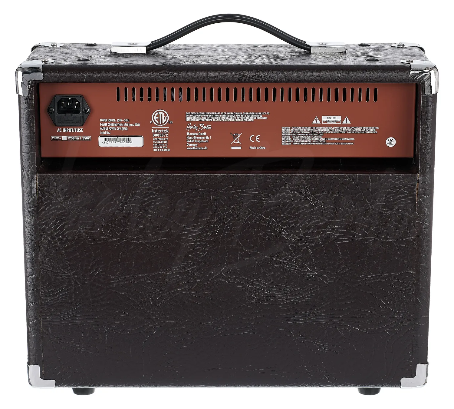 Harley Benton Standard Series HBAC-20 Akustikcombo 20 Watt