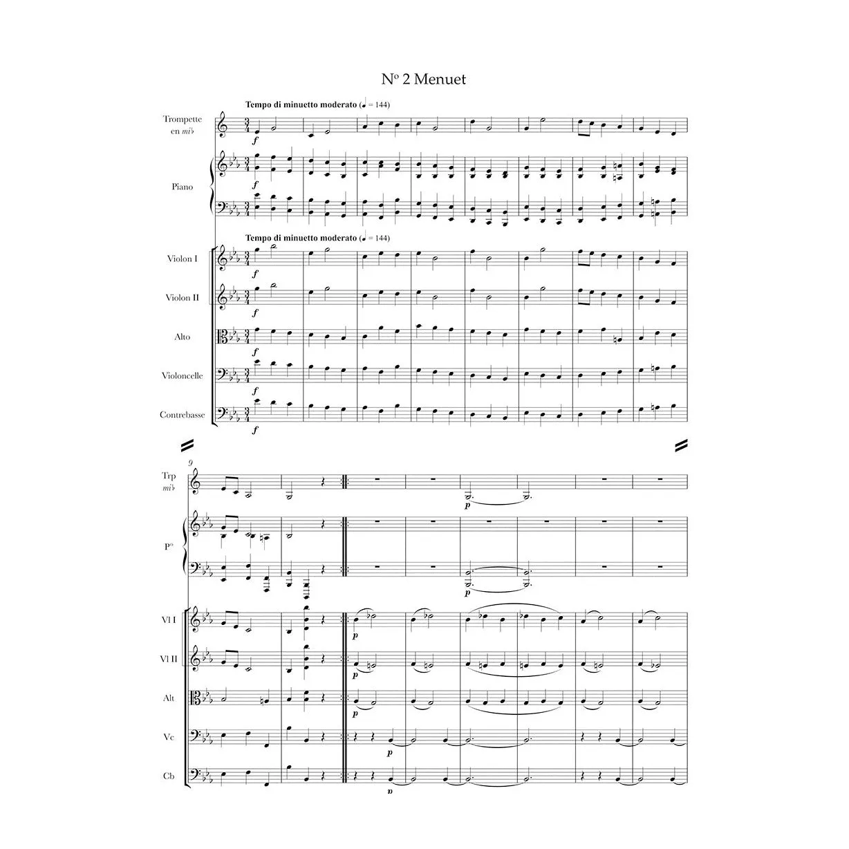 Bärenreiter Saint-Saëns Septuor Op.65 Partitur Es-Dur