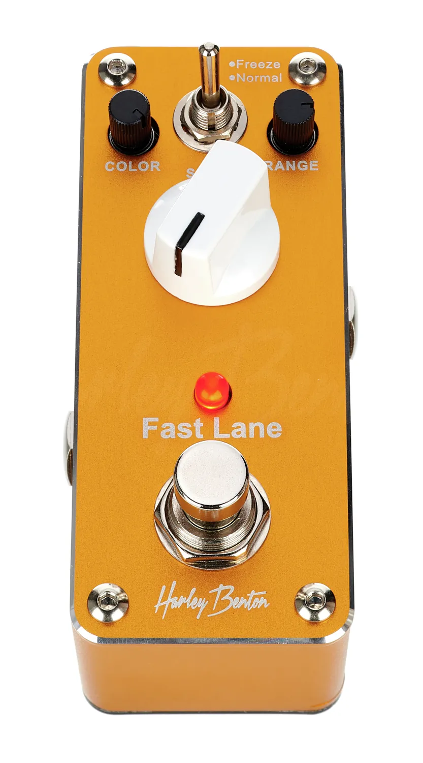 Harley Benton Standard MiniStomp Fast Lane Flanger-Pedal analog