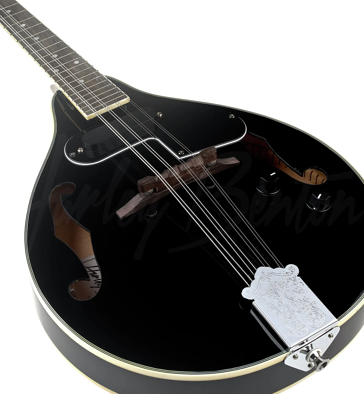 Harley Benton Custom MA-50E Mandoline Black Elektro A-Style