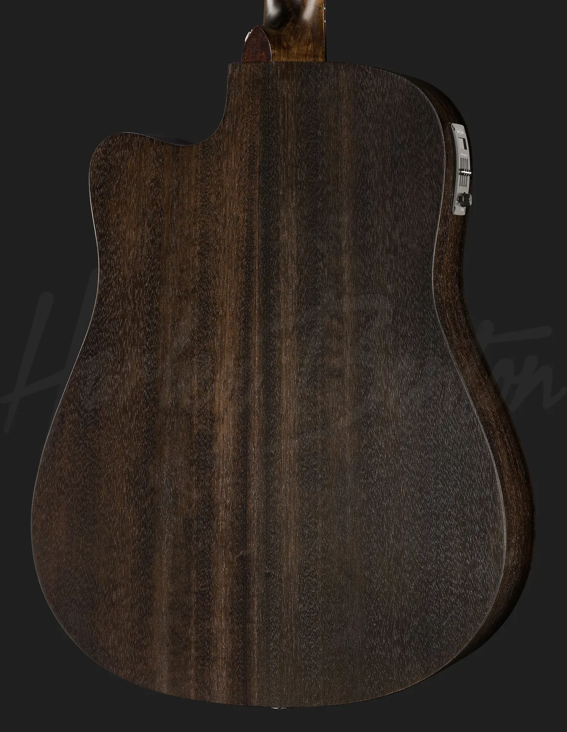 Harley Benton Delta Blues DCE Westerngitarre Mahagoni Cut