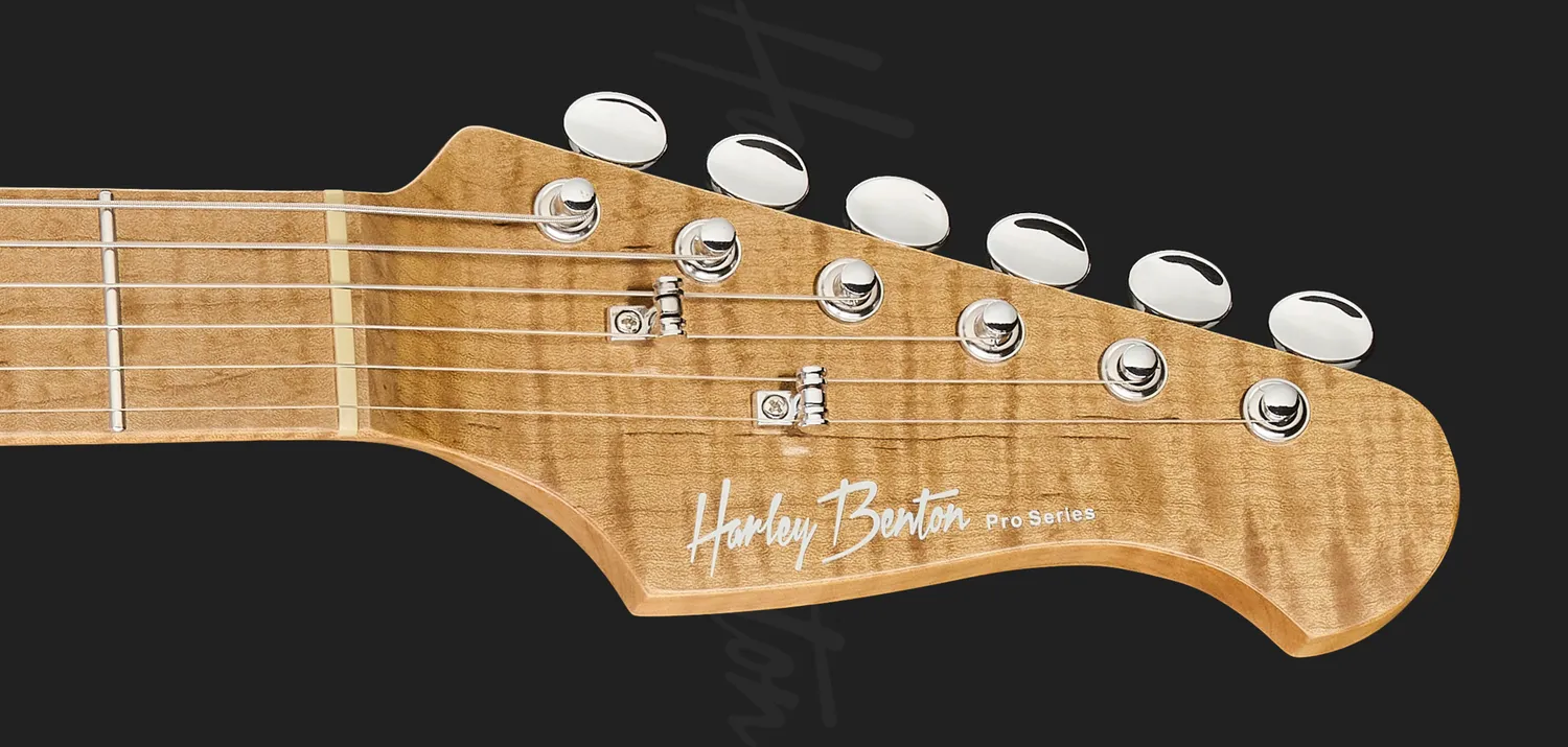 Harley Benton Deluxe ST-Modern Plus E-Gitarre Bengal Burst HSS