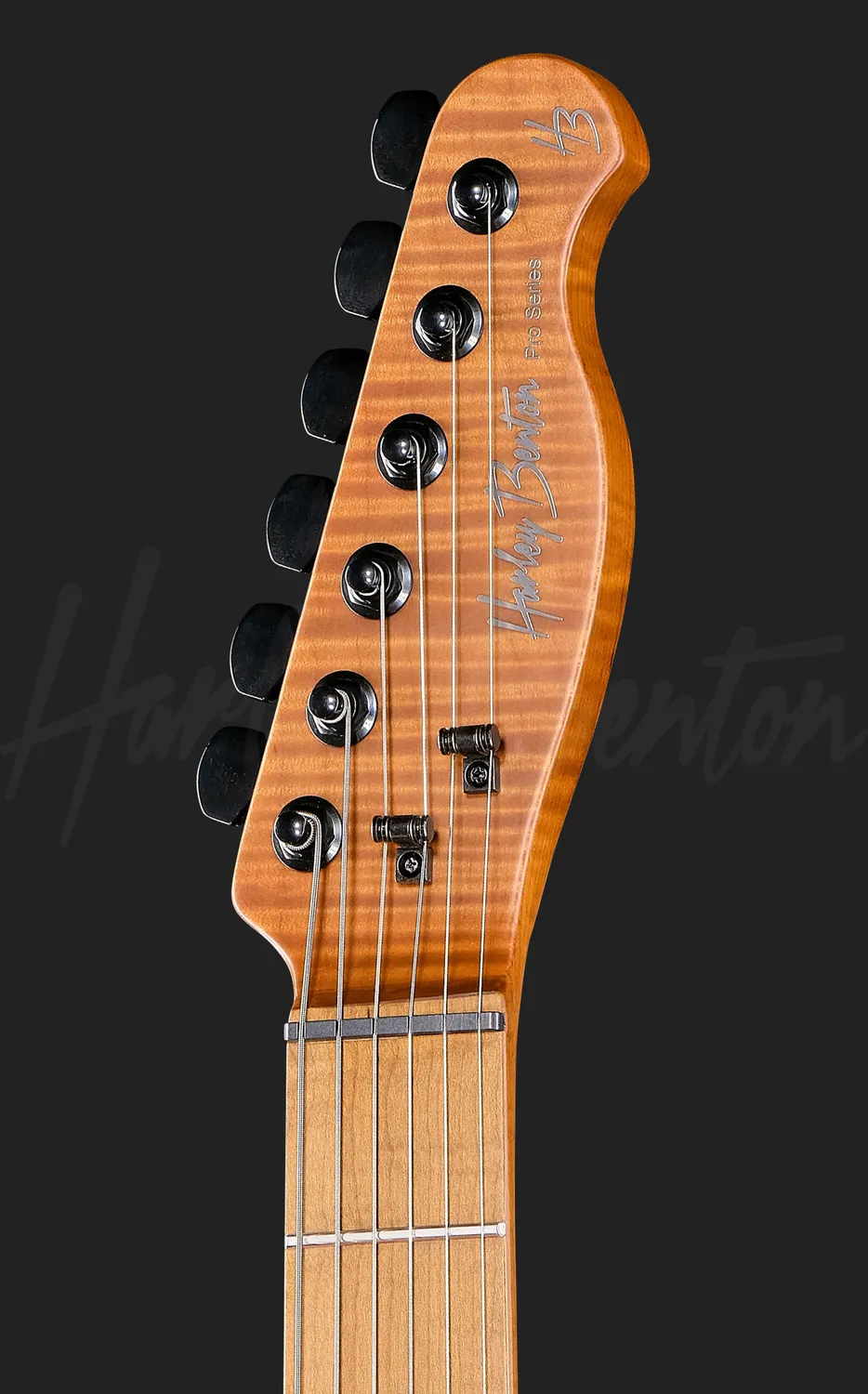 Harley Benton Fusion-T II HH MN HT BM E-Gitarre Black Metallic Humbucker