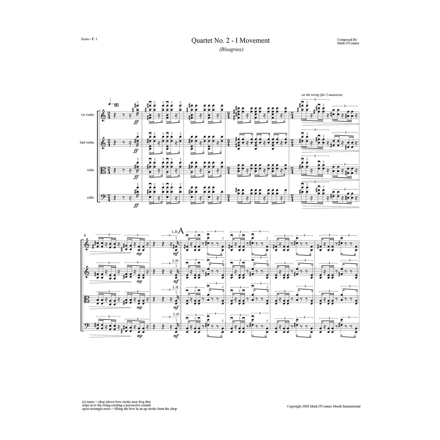 Shar Music O'Connor String Quartet No. 2 Partitur Download