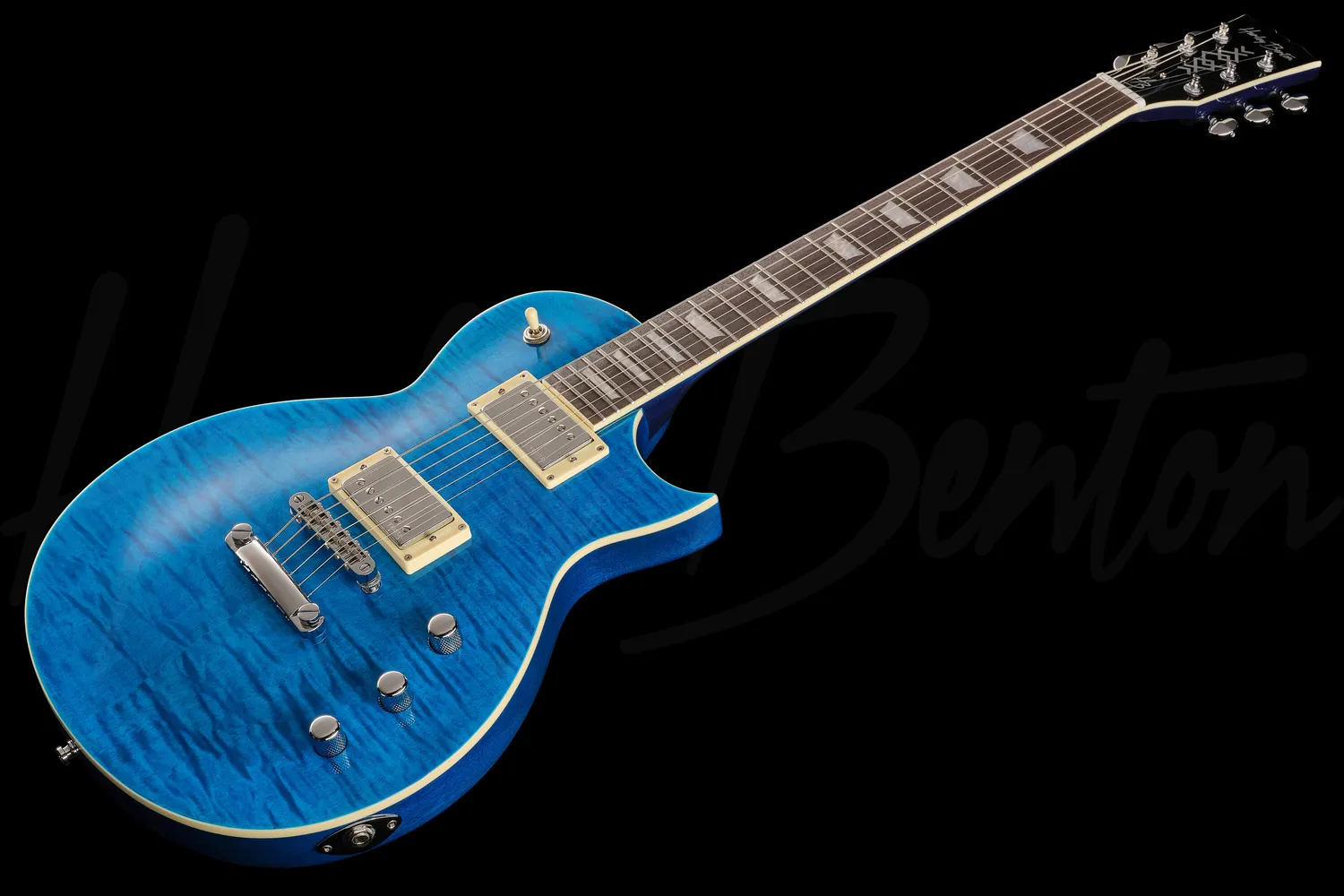 Harley Benton Vintage SC-Custom III E-Gitarre Ocean Flame