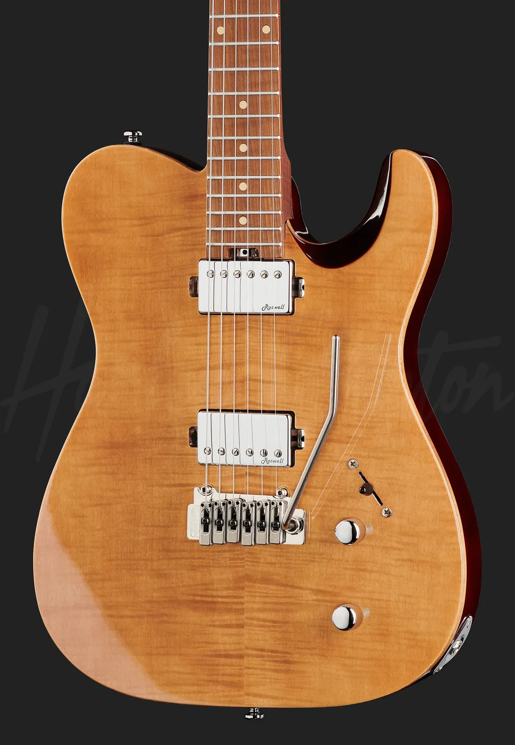 Harley Benton Progressive Fusion-T HH E-Gitarre Natural
