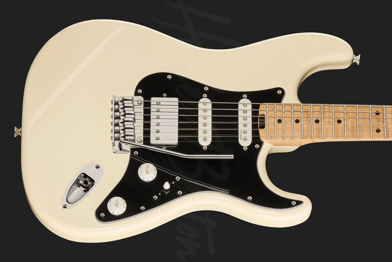 Harley Benton Deluxe ST-Modern Plus HSS E-Gitarre White