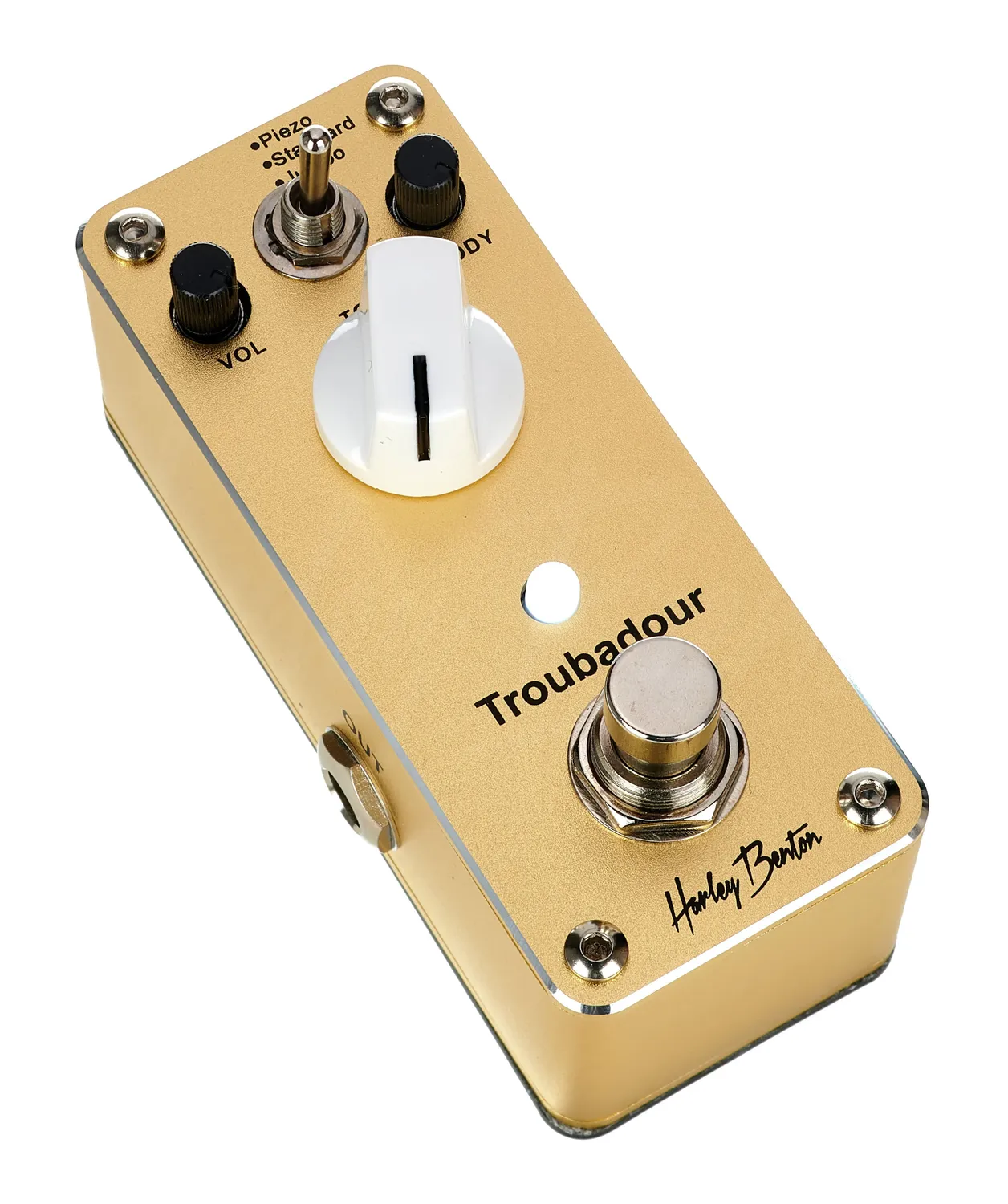 Harley Benton MiniStomp Troubadour Effektpedal Akustik-Sound