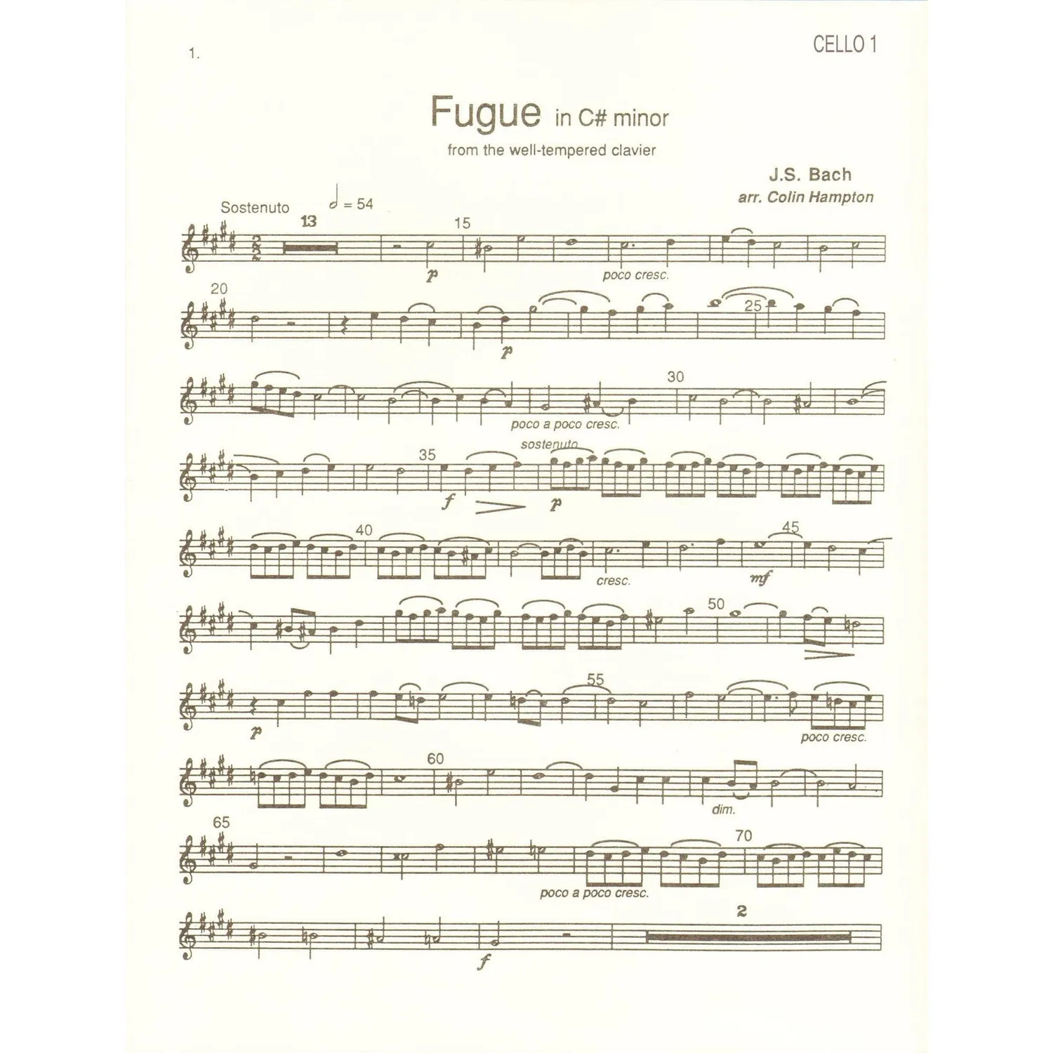Spruce Hampton Cello Quintets Noten 5 Celli