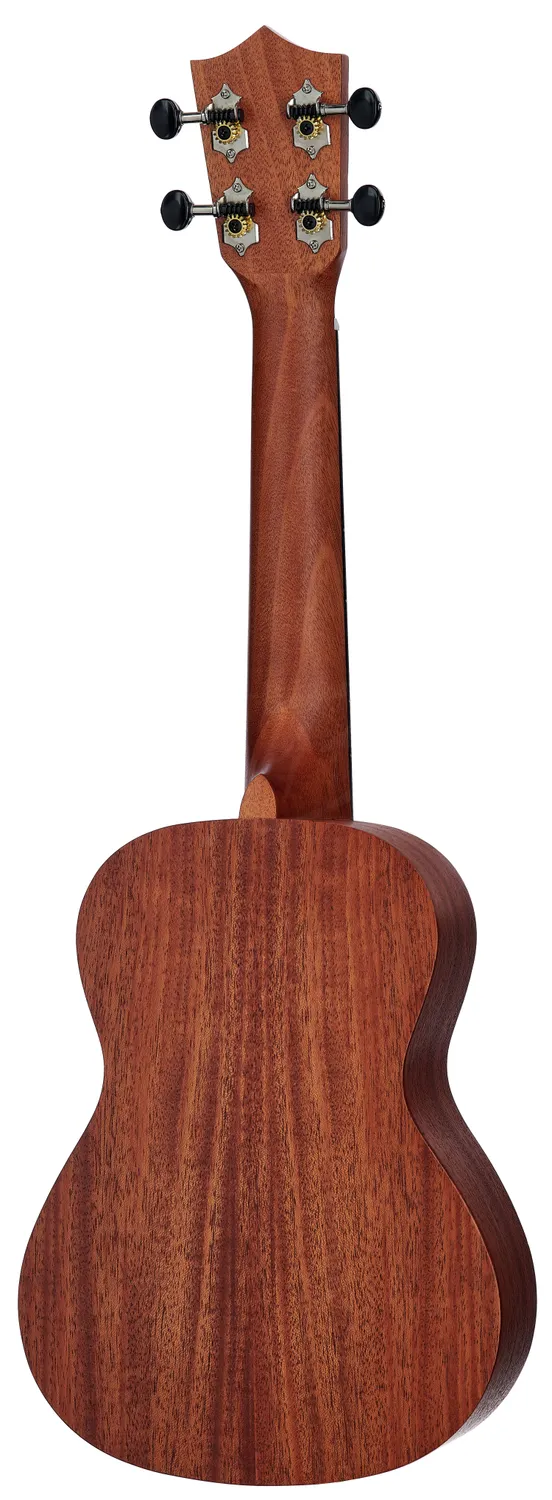 Harley Benton Standard Kahuna-C Flower Konzert-Ukulele Mahagoni