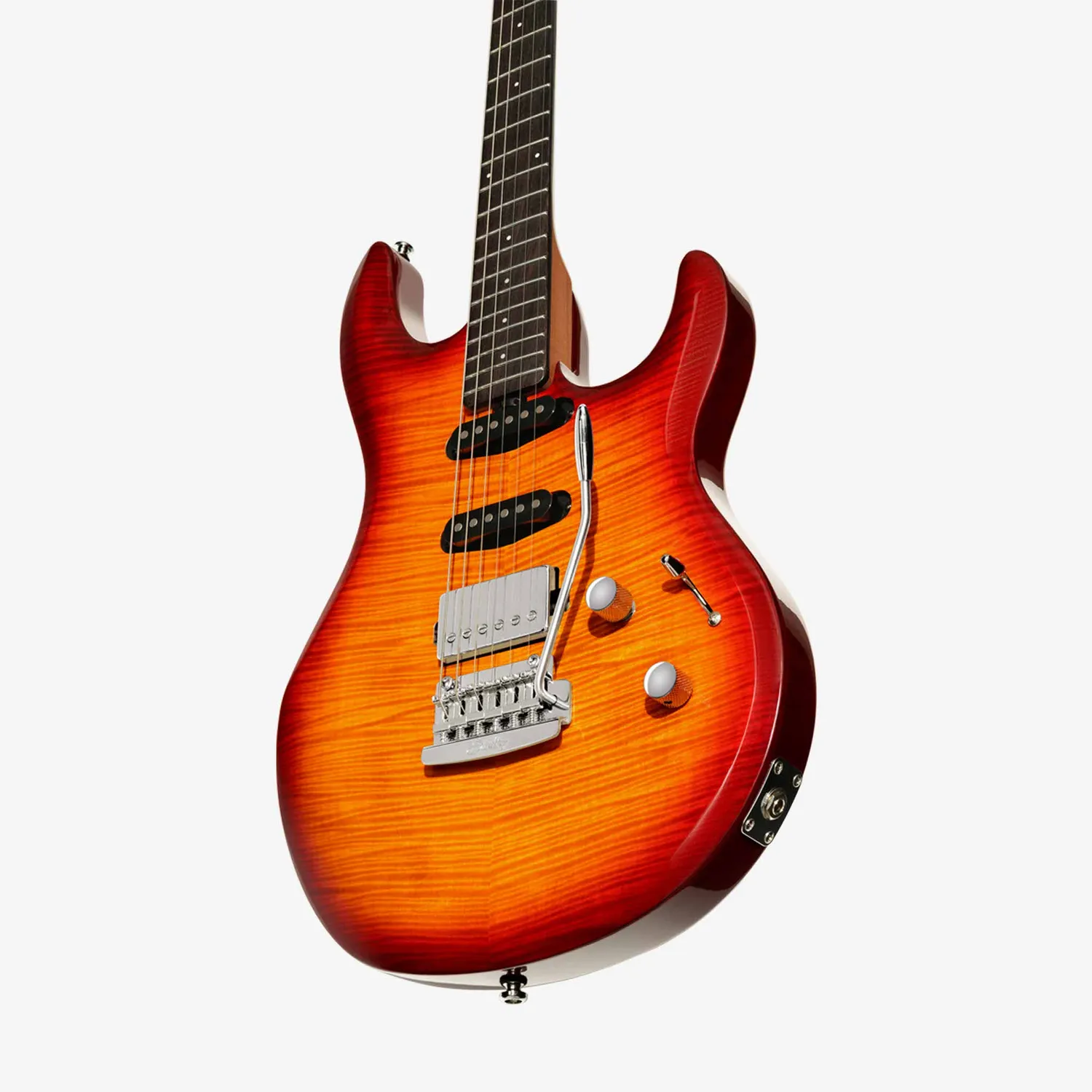 Sterling Luke HSS E-Gitarre Heritage Cherry Burst HSS