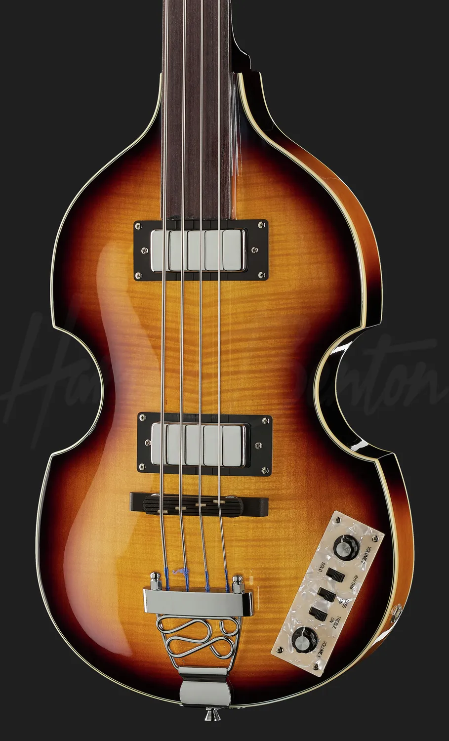 Harley Benton BeatBass FL VS Fretless-Bass Sunburst
