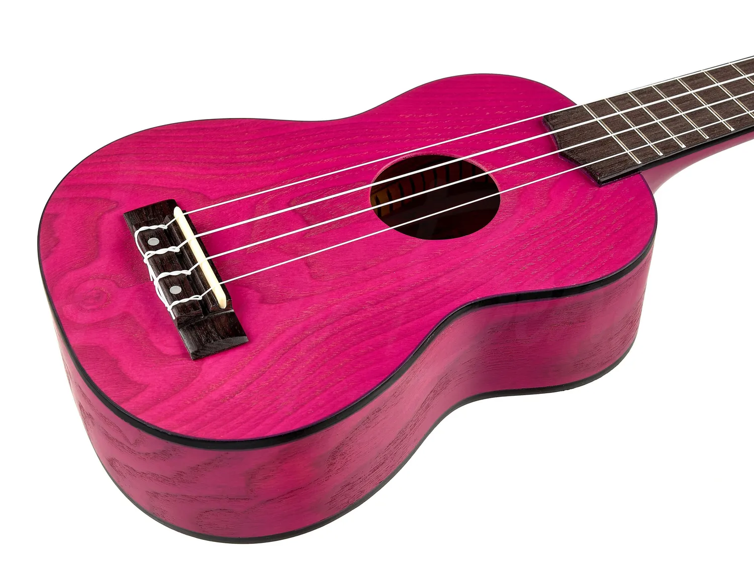 Harley Benton Standard UK-12 Sopran-Ukulele lila Tasche