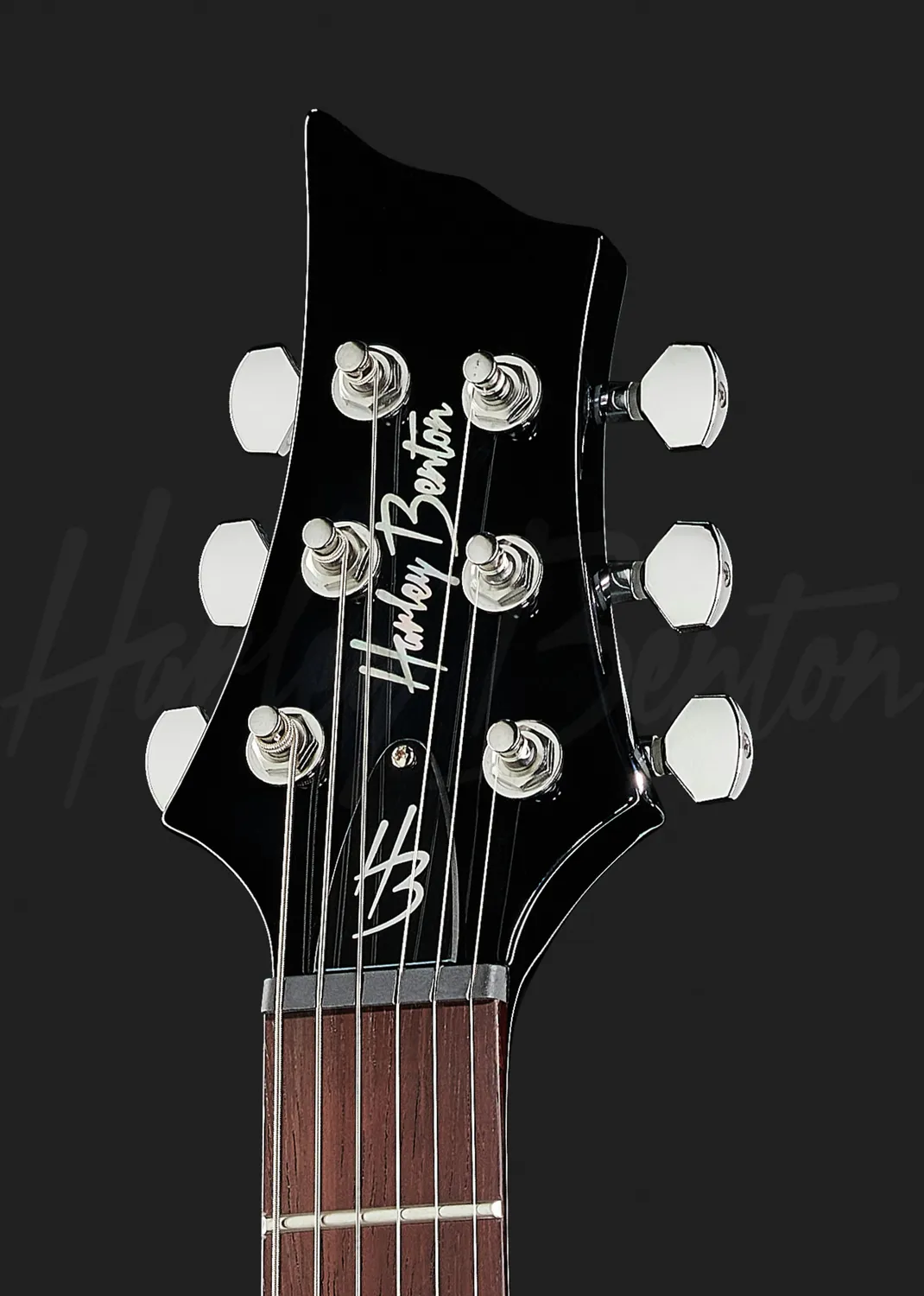 Harley Benton Deluxe CST-24 BK E-Gitarre Schwarz Humbucker