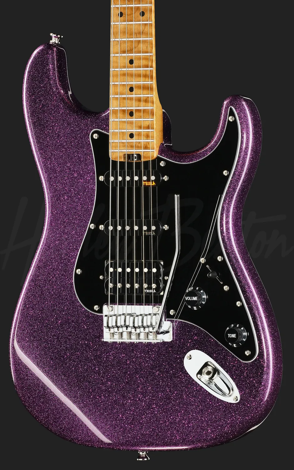 Harley Benton ST-Modern Plus MN HSS E-Gitarre Purple