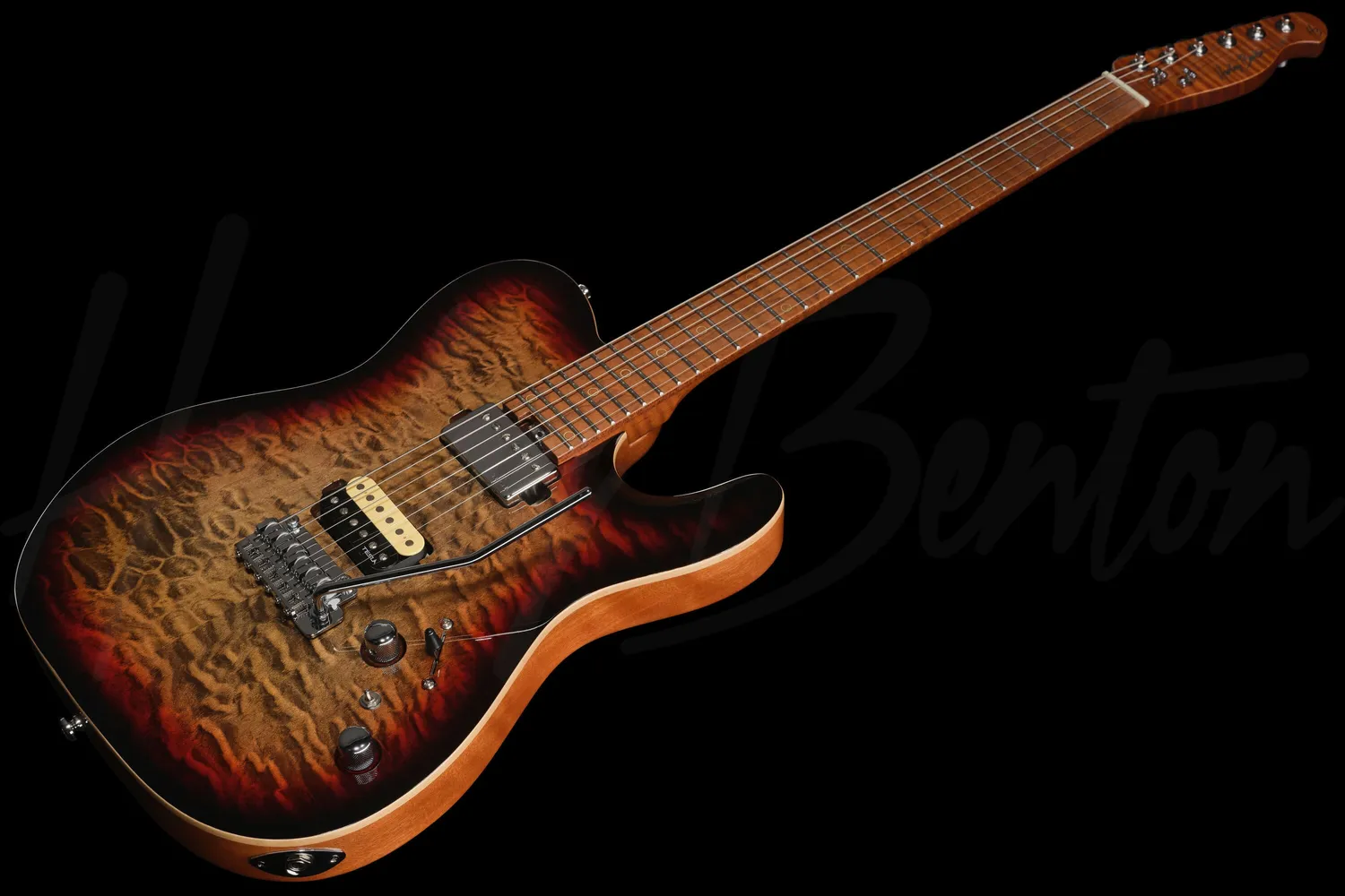 Harley Benton Progressive Fusion-T II HH E-Gitarre QDG