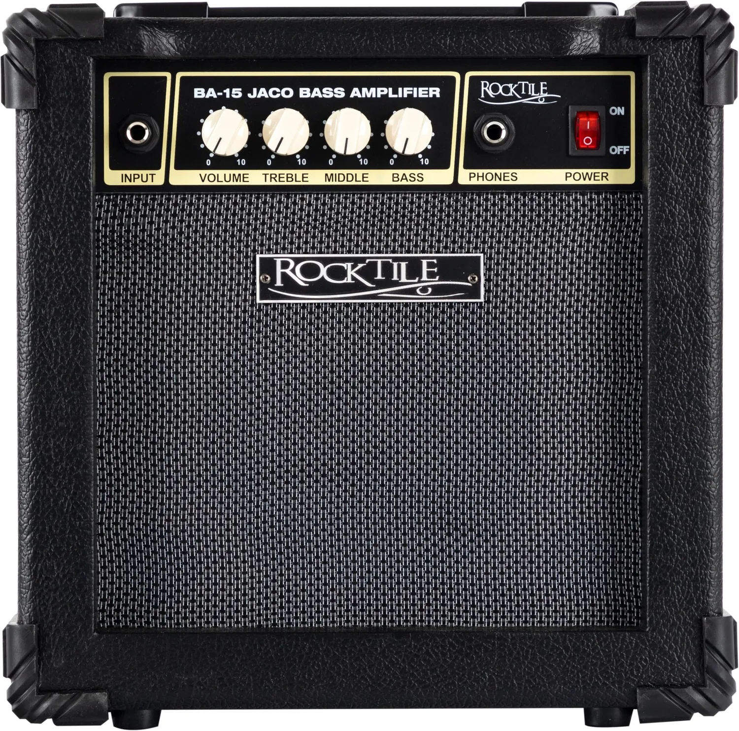 Rocktile BA-15 Jaco Basscombo Verstärker 15 Watt schwarz