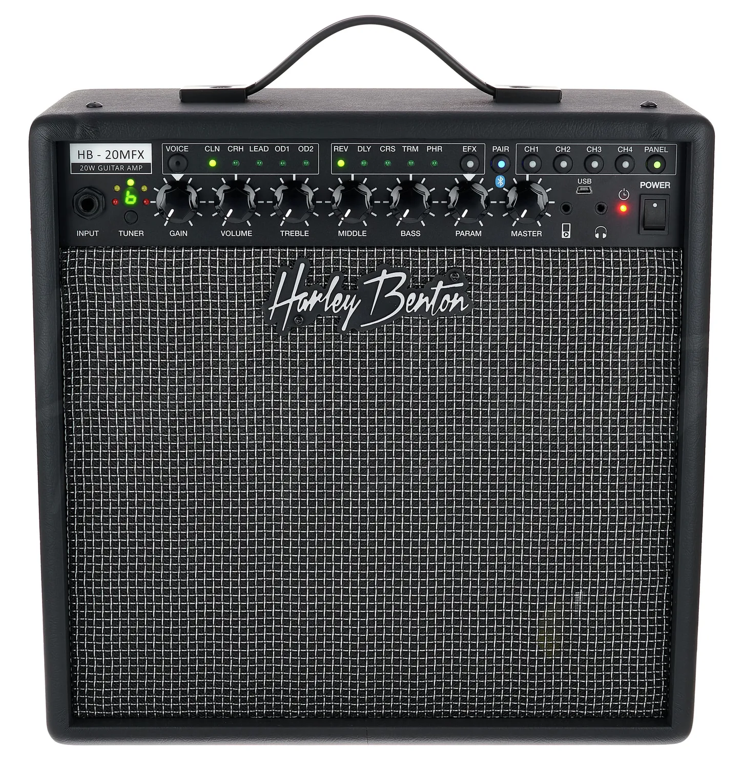 Harley Benton Student HB-20MFX Gitarrenverstärker 20W Modeling