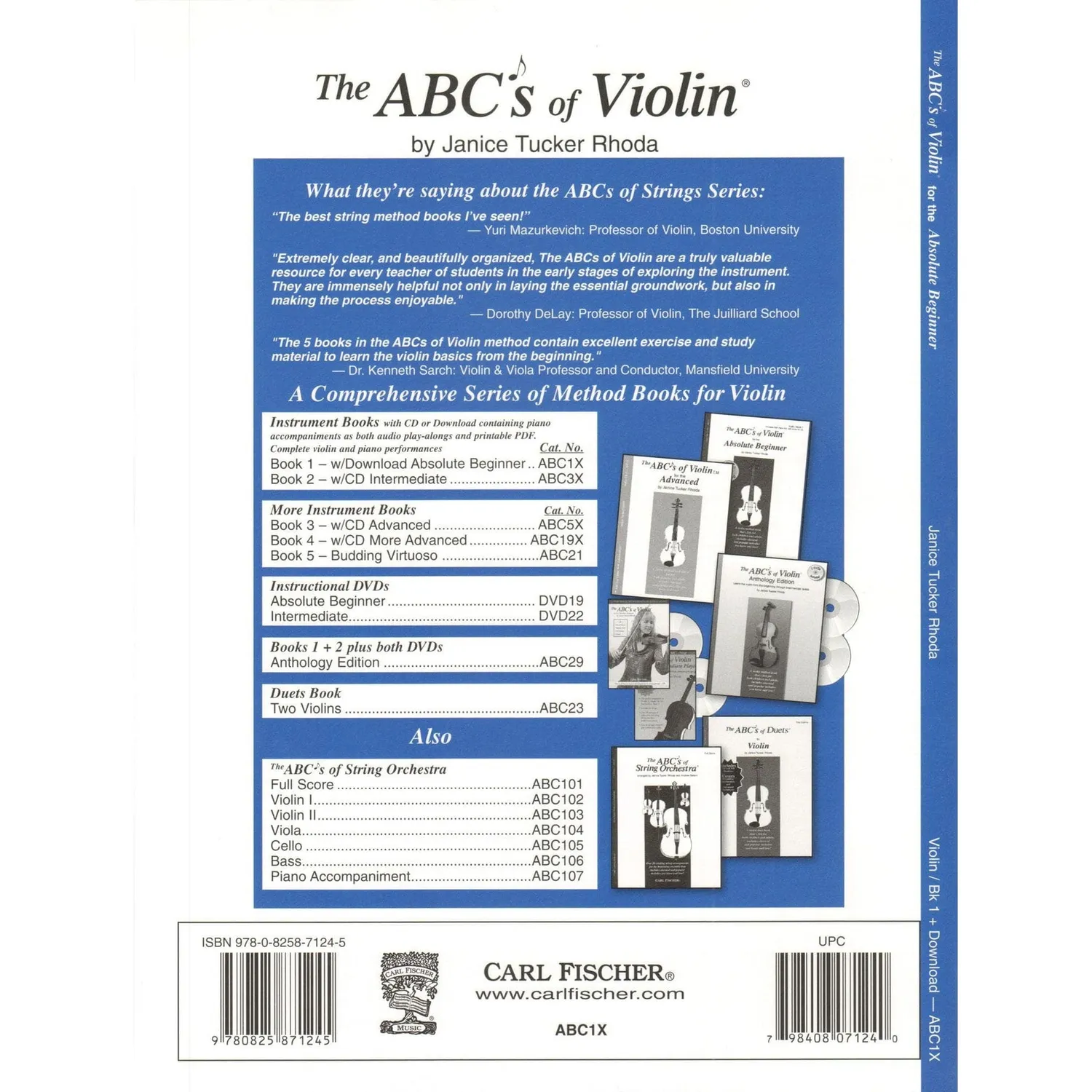 Janice Tucker Rhoda ABCs Violin Geigenschule Buch 1 Audio