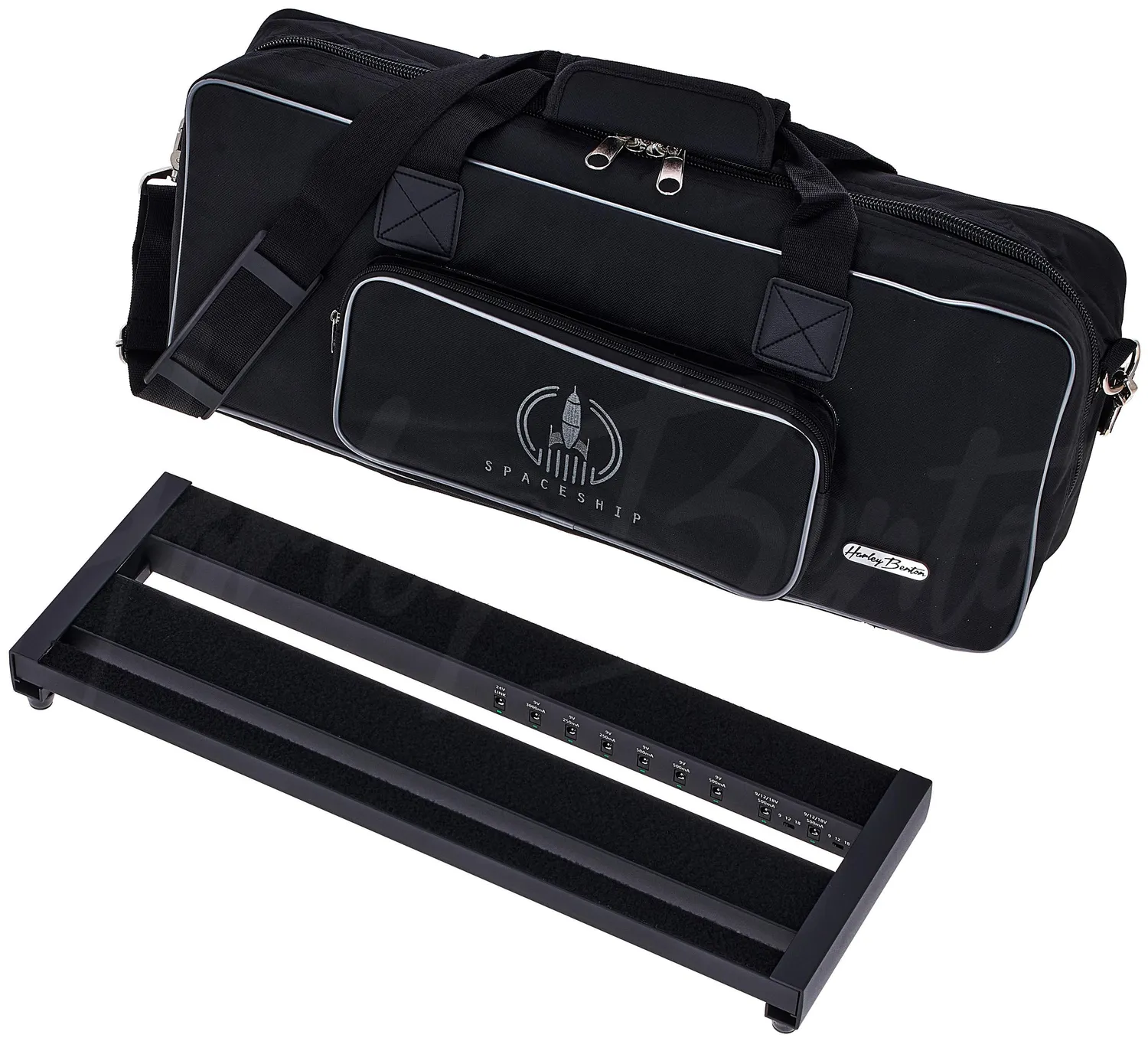 Harley Benton Standard Spaceship Power 50M-B Pedalboard mit Akku