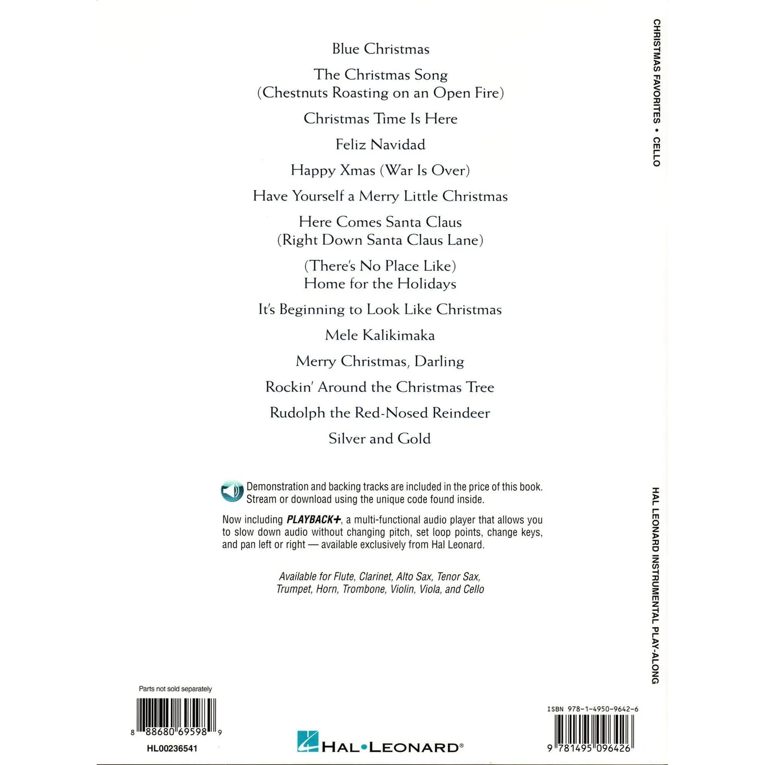Shar Music Christmas Favorites Cello Noten 15 Stücke mit Audio