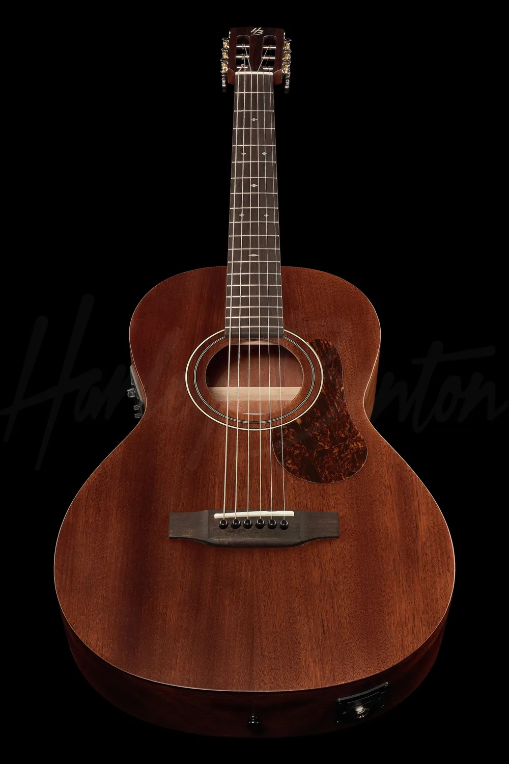 Harley Benton Custom CLP-15ME Parlour-Gitarre Mahagoni Elektro