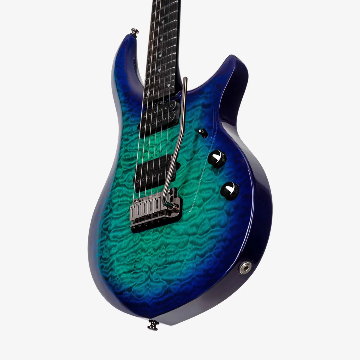 Sterling Majesty DiMarzio E-Gitarre Cerulean Paradise Modern