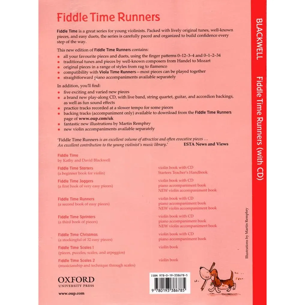 Oxford Fiddle Time Runners Book 2 Violinschule sehr leichte Stücke