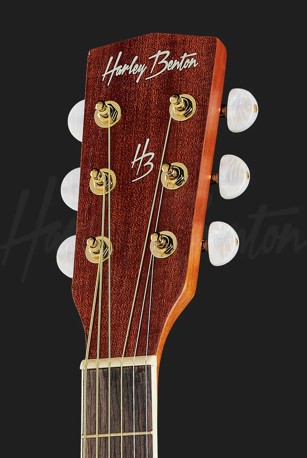 Harley Benton CG-45E Natural Westerngitarre Mahagoni