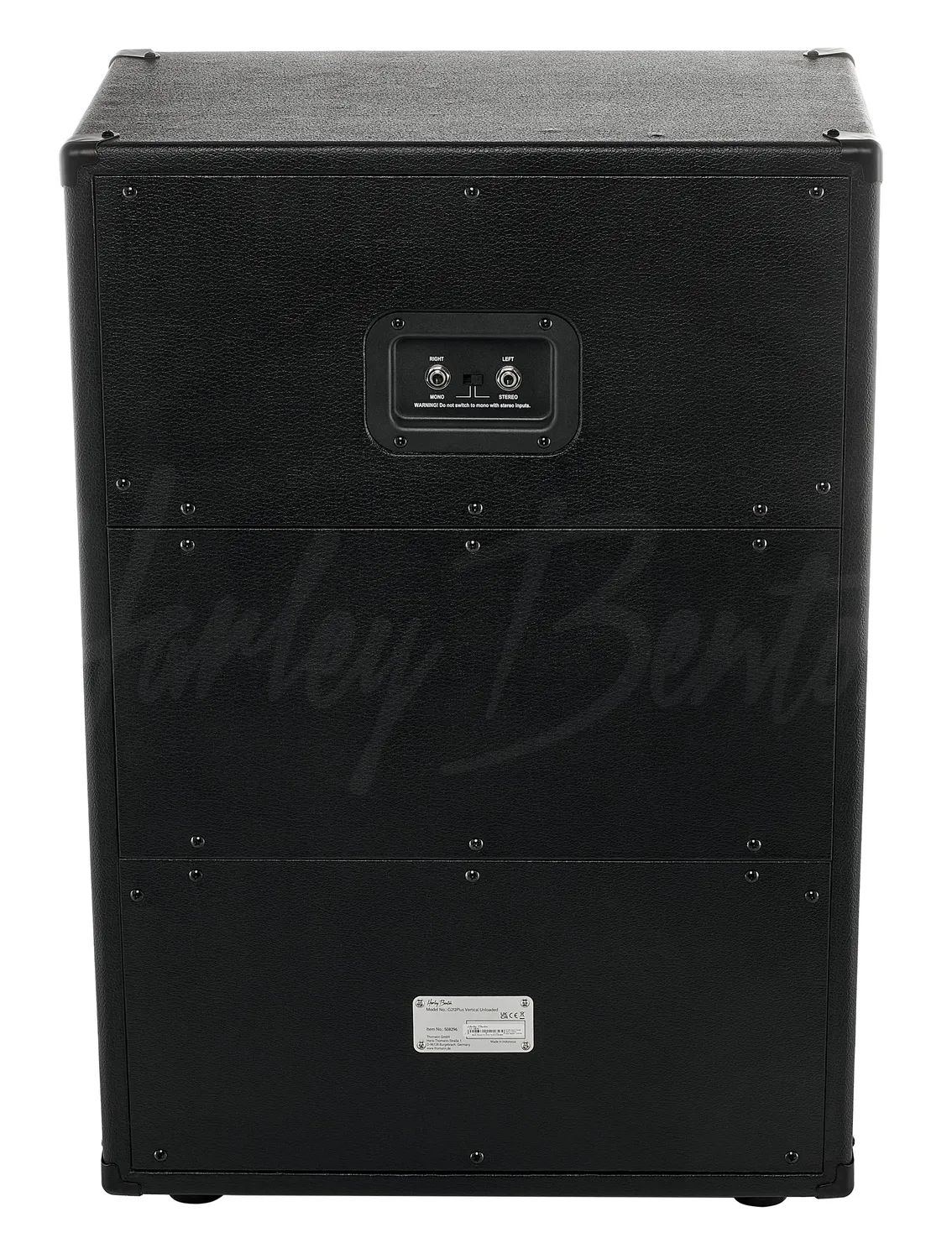 Harley Benton G212Plus Vertical Gitarrenbox 2x12 Unloaded