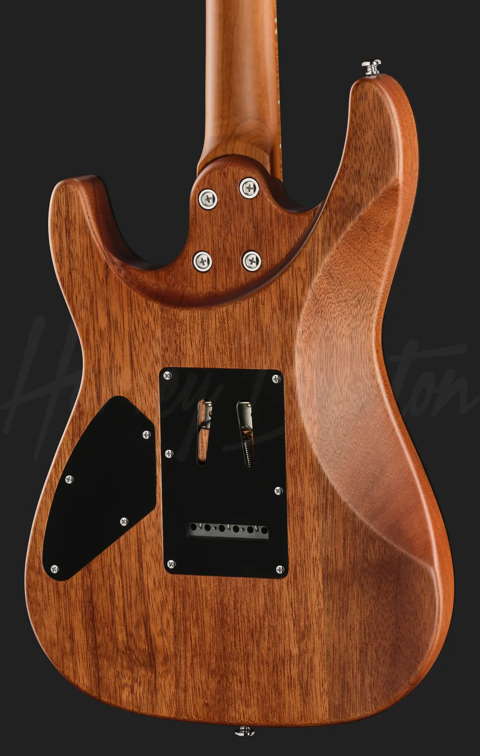 Harley Benton Fusion-IV E-Gitarre HSS Satin Grey Tremolo