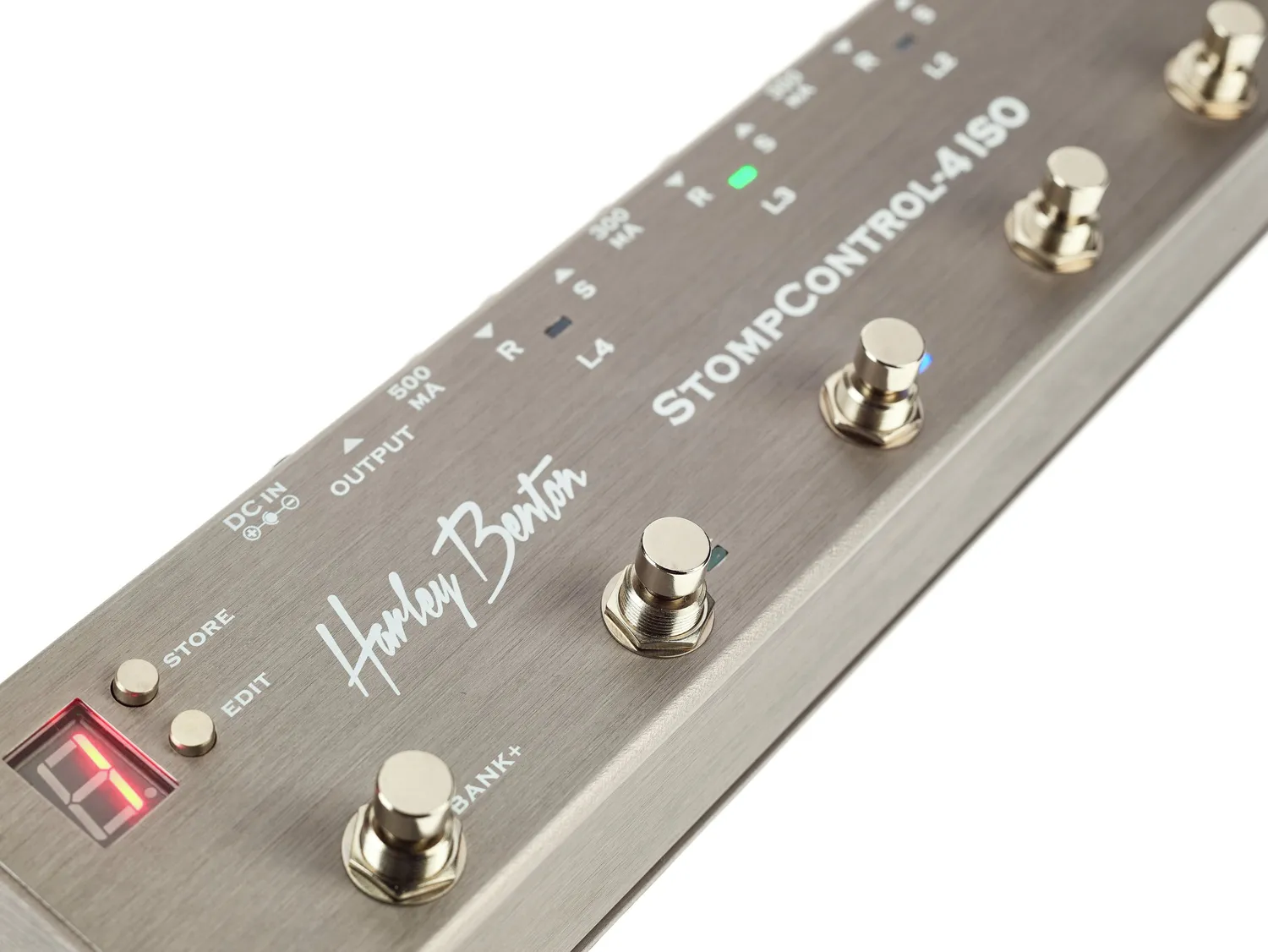 Harley Benton StompControl-4 ISO Loop-Switcher mit Netzteil