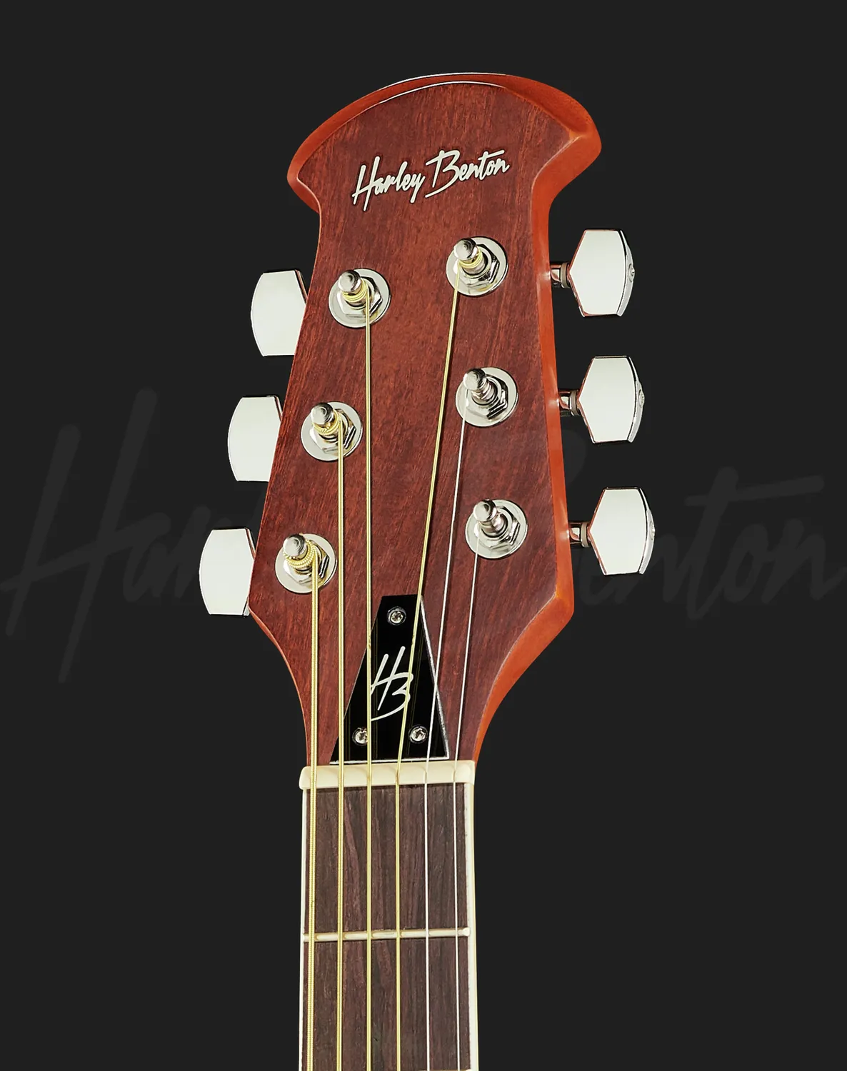 Harley Benton Custom HBO-850NT Westerngitarre Natural Elektro